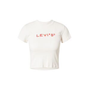 LEVI'S ® Póló 'Graphic Mini Tee'  krém / világospiros