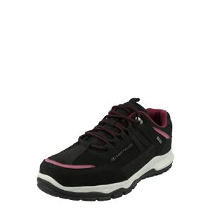 TOM TAILOR Rövid szárú sportcipők  szürke / rózsaszín / fekete