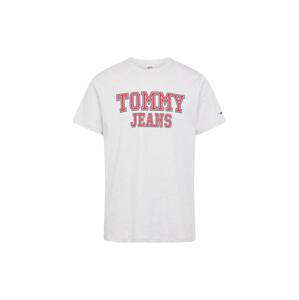Tommy Jeans Póló 'Essential'  tengerészkék / világosszürke / piros