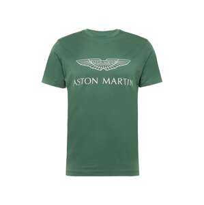 Hackett London Póló 'AMR'  zöld / fehér
