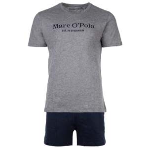 Marc O'Polo Rövid pizsama  tengerészkék / szürke melír
