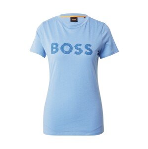 BOSS Orange Póló 'Elogo 5'  kék / világoskék