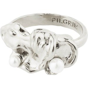 Pilgrim Gyűrűk  ezüst / gyöngyház-fehér