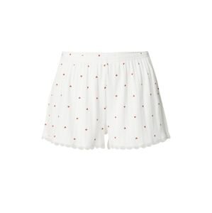 Hunkemöller Pizsama nadrágok  cseresznyepiros / fehér
