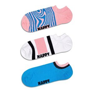 Happy Socks Zokni 'Dizzy No Show'  kék / világos-rózsaszín / fehér
