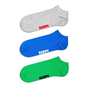 Happy Socks Zokni  kék / világosszürke / citromzöld / fekete