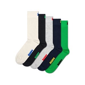 Happy Socks Zokni  sötétkék / világosszürke / fűzöld / fekete / fehér