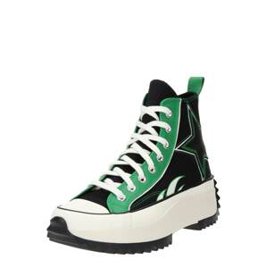 CONVERSE Magas szárú sportcipők 'RUN STAR HIKE'  zöld / fekete / fehér