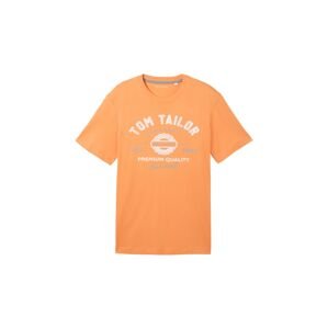 TOM TAILOR Póló  világoskék / világos narancs / fehér