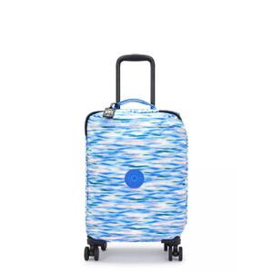 KIPLING Gurulós bőröndök 'SPONTANEOUS'  kék / világoskék / smaragd / világos-rózsaszín