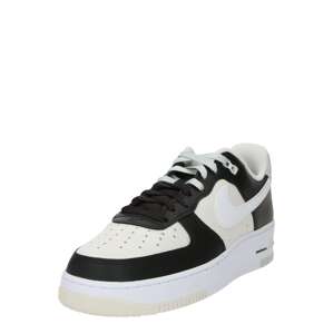 Nike Sportswear Rövid szárú sportcipők 'Air Force 1 '07 LV8'  fekete / fehér / gyapjúfehér