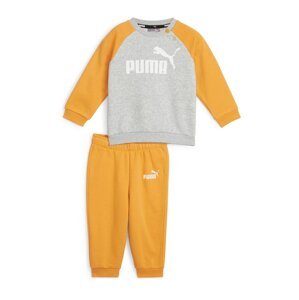 PUMA Jogging ruhák 'Essentials'  curry / szürke melír / fehér