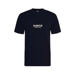 Barbour International Póló 'Simons'  fekete / fehér