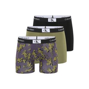 Calvin Klein Underwear Boxeralsók  olíva / lila / fekete / piszkosfehér