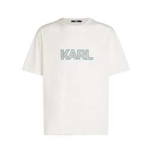 Karl Lagerfeld Póló  kék / szürke / fehér