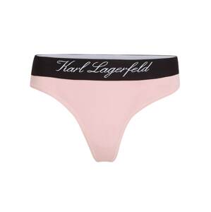 Karl Lagerfeld String bugyik 'Hotel'  világos-rózsaszín / fekete / fehér
