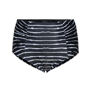 Swim by Zizzi Bikini nadrágok 'Stania'  fekete / fehér