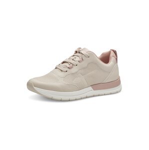 TAMARIS Rövid szárú sportcipők  bézs / fáradt rózsaszín