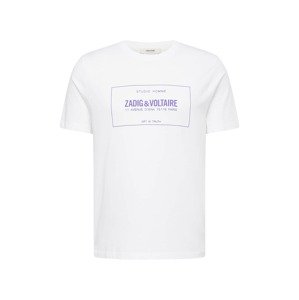 Zadig & Voltaire Póló 'BLASON GUM'  lila / fehér