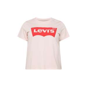 Levi's® Plus Póló 'PL Perfect Tee'  pasztell-rózsaszín / piros
