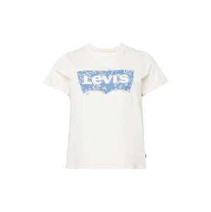 Levi's® Plus Póló 'PL Perfect Tee'  encián / természetes fehér