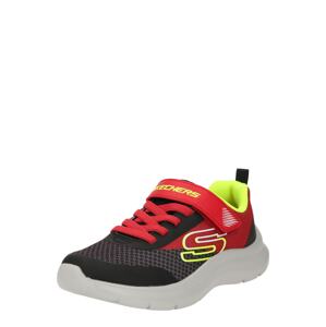 SKECHERS Sportcipő  neonsárga / piros / fekete / fehér