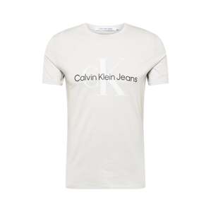 Calvin Klein Jeans Póló  greige / fekete / piszkosfehér