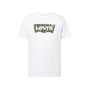 LEVI'S ® Póló 'Graphic Crewneck Tee'  pasztellsárga / fekete / fehér