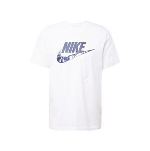 Nike Sportswear Póló 'FUTURA'  ultramarin kék / fehér