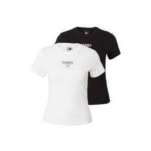 Tommy Jeans Póló 'ESSENTIAL'  tengerészkék / rózsaszín / fekete / fehér