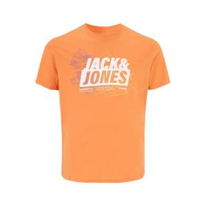 Jack & Jones Plus Póló  narancs / fehér