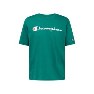 Champion Authentic Athletic Apparel Póló  smaragd / piros / fehér