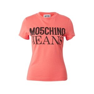 Moschino Jeans Póló  málna / fekete
