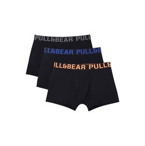 Pull&Bear Boxeralsók  kék / szürke / narancs / fekete