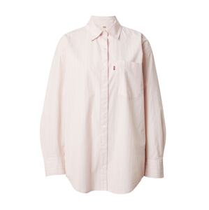 LEVI'S ® Blúz 'Lola Shirt'  rózsaszín / piros / fehér