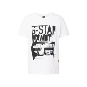 G-Star RAW Póló 'Underground'  fekete / fehér