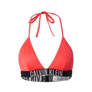 Calvin Klein Swimwear Bikini felső  szürke / piros / fekete