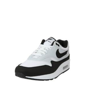 Nike Sportswear Rövid szárú sportcipők 'Air Max 1'  fekete / fehér / természetes fehér