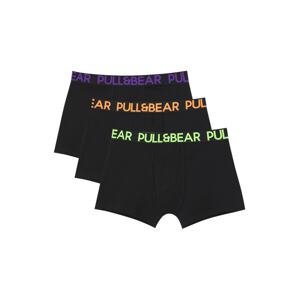 Pull&Bear Boxeralsók  kiwi / világoslila / narancs / fekete