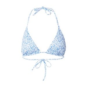 HOLLISTER Bikini felső  kék / világoskék / piszkosfehér