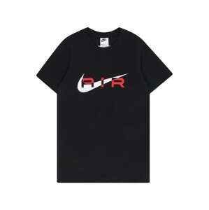 Nike Sportswear Póló 'AIR'  piros / fekete / fehér