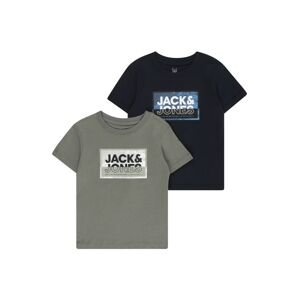 Jack & Jones Junior Póló 'LOGAN'  tengerészkék / olíva / fekete / fehér