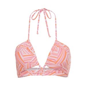 LSCN by LASCANA Bikini felső 'Lisa'  narancs / rózsaszín / fehér
