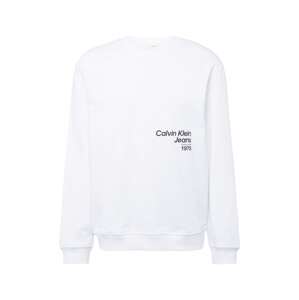 Calvin Klein Jeans Tréning póló  sár színek / greige / fekete / fehér
