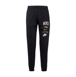 Nike Sportswear Nadrág 'CLUB'  narancs / fekete / fehér
