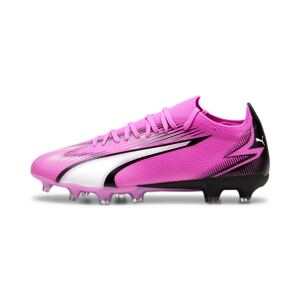PUMA Futballcipők 'Ultra Match'  rózsaszín / fekete / fehér
