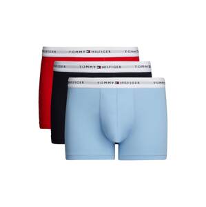Tommy Hilfiger Underwear Boxeralsók 'Essential'  világoskék / piros / fekete / fehér