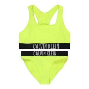 Calvin Klein Swimwear Bikini  szürke / citromzöld / fekete