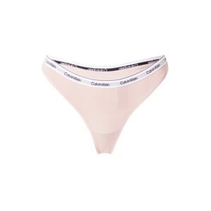 Calvin Klein Underwear String bugyik  világosszürke / pasztell-rózsaszín / fekete / fehér