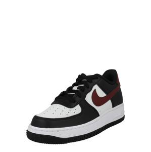 Nike Sportswear Sportcipő 'AIR FORCE 1'  borvörös / fekete / fehér